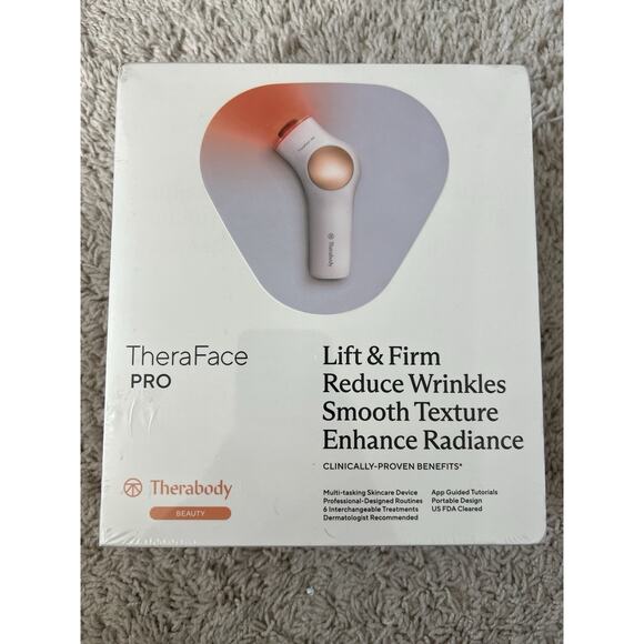 Therabody TheraFace PRO Microcurrent Facial Device, 8-in-1 Compact Face Massager - Picture 1 of 6